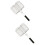 2Pièces Pince Grille Barbecue Argentée Robuste Pour Extérieures 7