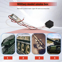 Moteur en MéTal de GéNéRateur de FuméE au Ralenti pour Heng Long 1/16 RC Modèle de Voiture 63HE