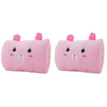 2X Kids Cute Gift Winter Cartoon Plush Hand Pillow Hand Warmer, Weak Class 1 Arm Pillow, Travel Necessities Desk Nap
