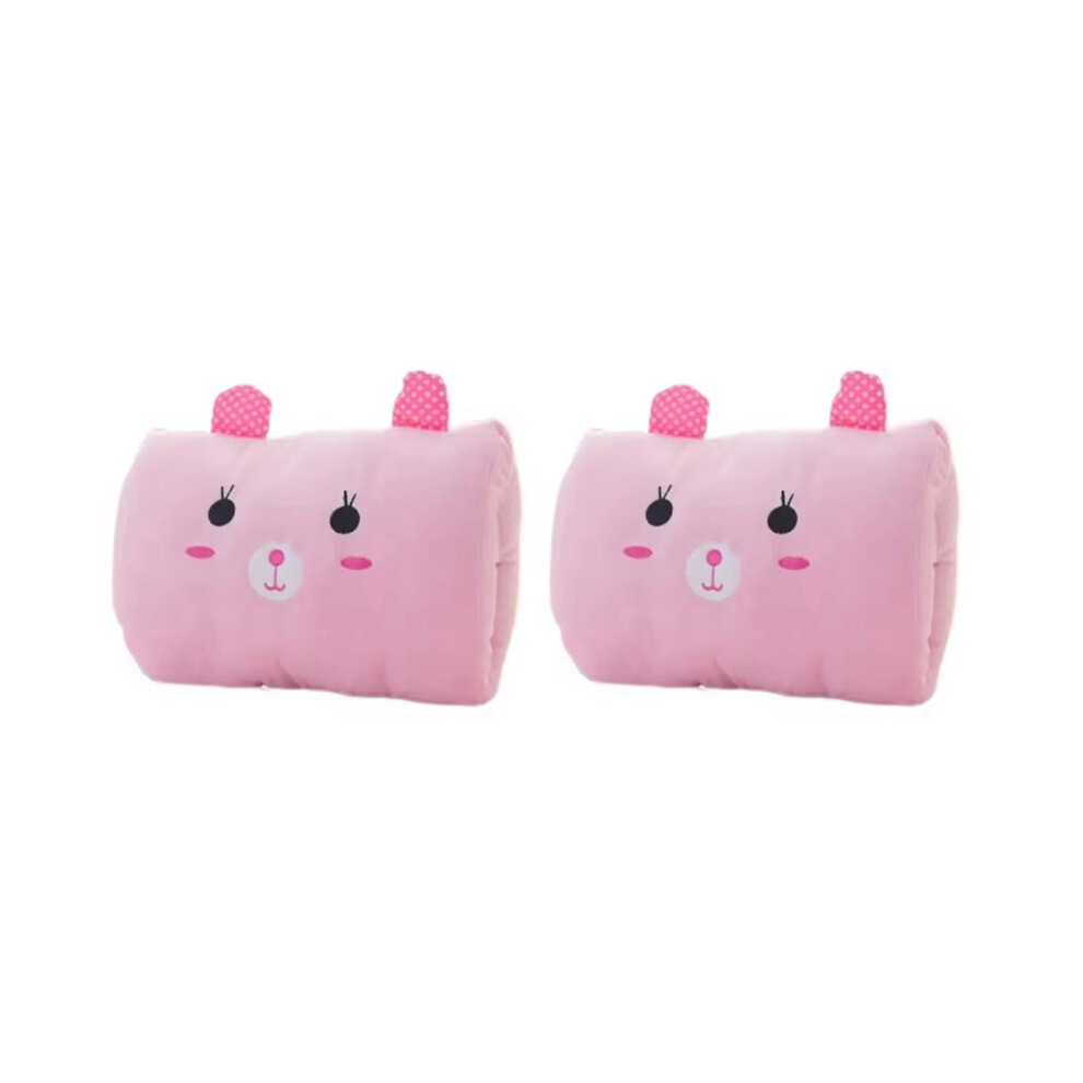 Semoic 2X Kids Cute Gift Winter Cartoon Plush Hand Pillow Hand Warmer, Weak Class 1 Arm Pillow, Travel Necessities Desk Nap