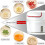 Manual Mini Garlic Chopper Press - Garlic Grinder Vegetable Chopper 4