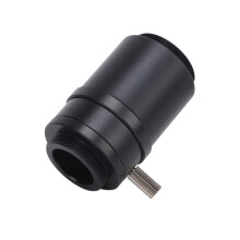 C Mount Lens Adapter for Stereo Microscope 1X Alloy 28mm Thread