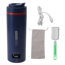 Bouilloire électrique de voyage compacte avec écran LCD, arrêt automatique, contrôle de la température et conception anti-fuite. Idéale pour