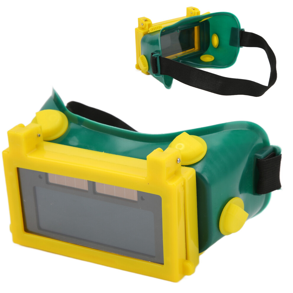 Auto Dimming Welding Goggles With Flip-Style Inner Lenses, Yellow-Green 4661390700138