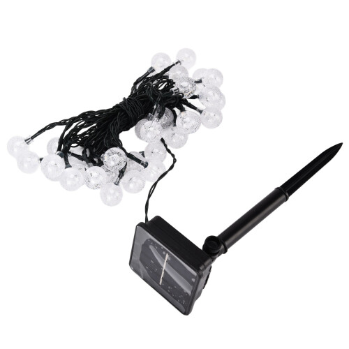 21ft 30LED Solar String Light Warm Waterproof Lamp String Light for Outdoor Yard Lawn Decor 2