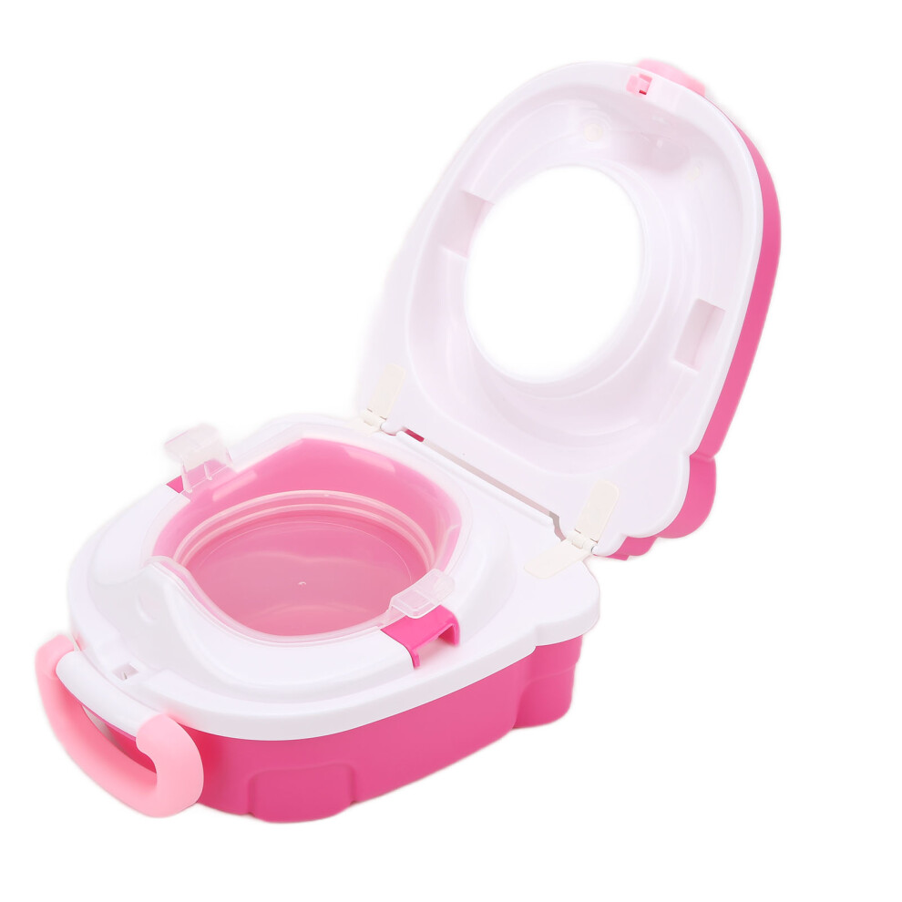 Carry Potty Portable Potty Training Toilet Seat Travel Potty Chair Trainer Red