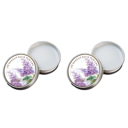 10 St Solid Parfym för Kvinnor Bärbar Solid Balsam Långvariga Dofter Elegant Kvinnlig Solid Parfym (Lavendel)