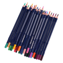 Wasserlösliche Aquarellstifte-Set, 24 leuchtende Farben, 17,2 cm Holzkunstmaterialien
