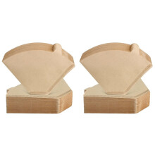 Coffee Filters, Unbleached Cone Filters 8-12 Cup, 400 Count Disposable Natural Paper Filters Cone Filters