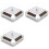 3X Rotating Display Stand 360 Degree Solar Power Rotating Turntable Display Stand Silver 1