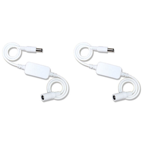 2X 72 Hour Auto Reboot Router Routing Timer Reset Tool  Power Timing Fiber Modem Router  Power Manager White