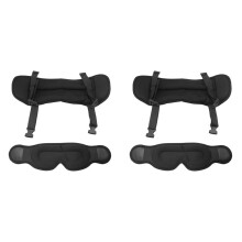2X Travel Pillow, Airplane Neck Pillow for Long Flight, Oversized Strap with Eye Mask 360Support Headrest