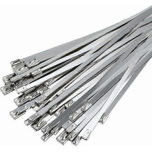 Stainless Steel Hose Clamp 50 Pieces, 300mm4.6mm Stainless Steel Cable Ties, Stainless Steel Hose Clamp for Exhaust Coiling, Bundled Cables, Maintaini