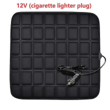(12V Black)12v/5v Heated Car Seat Cushion Cover Seat Heater Warmer Winter Cushion Car Driver Heated Seat Cushion 40w Usb Winter Pad Cover