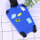 2Pièces Tags De Valise Bleu Durable, Identifier Bagage Aéroport, Nom 4