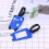 2Pièces Tags De Valise Bleu Durable, Identifier Bagage Aéroport, Nom 8