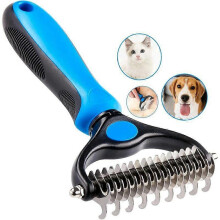 Premium Brush for Dogs and Cats, Undercoat Brush Deshedding for Medium to Long Haired Dogs and Cats, Removes Slightly Dead Undercoat