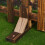 3Ud Base De Madera Para Valla Jardín Estable Y Resistente Marrón Claro 4