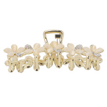 Alloy ABS Hair Claw Clips Non Slip 8.5cm Clear Hair Accessories