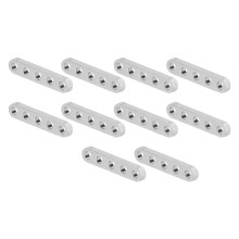 10 Stück Aluminium-Flachwinkel 4x8mm für Robotik DIY Technik