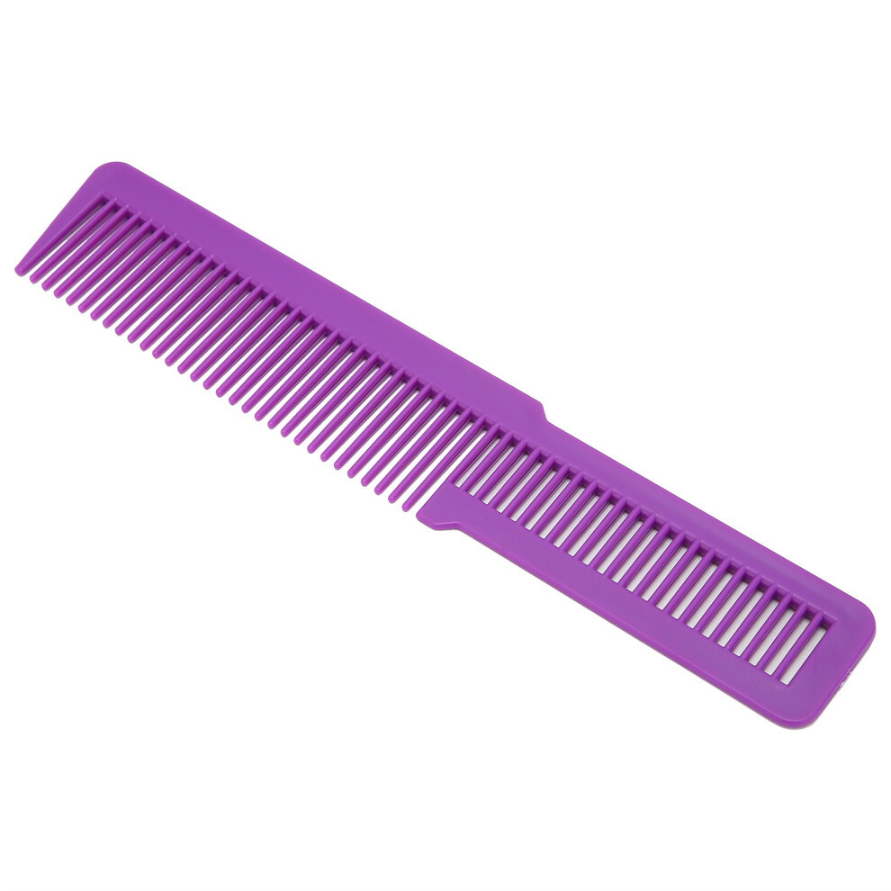 Hairdressing Comb for All Hair Types Pocket Size Wide & Fine Teeth Purple