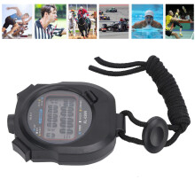 Sports Timer 2-Reihen Digitaler Wasserdichter Stoppuhr mit LED-Anzeige, 4,8 cm