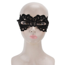 Spitzenaugenmaske für Damen Halloween Halbgesichts-Kostüm Elegante Partydéoration