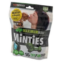 VetIQ Minties Dental Bone Treats for Dogs, Tiny/Small 6.4 Oz