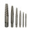 6PCS Heavy Duty Bolt Extractors Set With Ergonomic Handle For 1