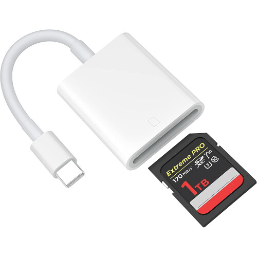 τεμάχια συσκευή ανάγνωσης καρτών USB-C SD από την Tiansong—Φορητός προσαρμογέας OTG για