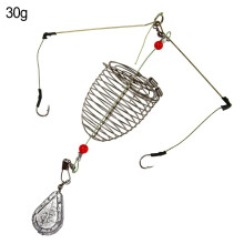 Bait Carp Fishing Feeder Fishing Baits Cage Hook Rig Set Sinking Artificial Lure