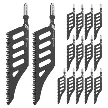 Jigsaw Blade SK5 High Carbon Steel T-Shank Curved 15 pcs