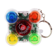 Mini sleutelhangerspel met LED-lampje, elektronisch geheugenspel voor kinderen en volwassenen