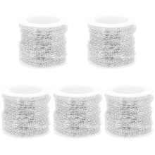 5Rouleaux Multifonction Cuivre DIY Collier Sac Argenté
