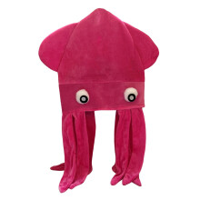 Octopus Shaped Hat Party Hat for Stage Performance Birthday Gift Photo Props Rose red