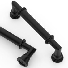 Kitchen Cabinet Handles Matte Black 3.75 Inch 10 Pack