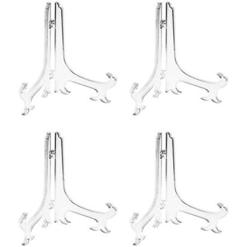 Plastic Display Stand White 12 Inch