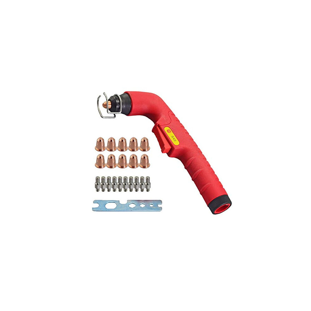 S45 Plasma Torch Head & Tips Pd0116-08 & Electrode Pr0110 22Pcs 9028731640747