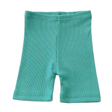 Shorty AWZXDE pour filles, coupe ajustée, couleur unie, 12-18 mois, vert menthe, sous-vêtement confortable et décontracté, idéal pour l'été.