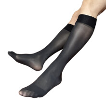 Herren-Freizeitsocken, kniehoch, elegant, Nylon, über die Wade reichend