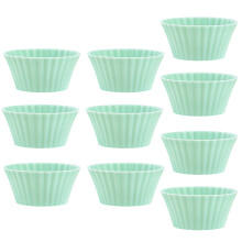 10 db-os szilikon muffinforma, tapadásmentes, 3,5 cm-es tetejű