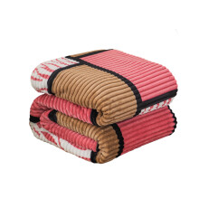Polyester Blanket for Couch, Fluffy Plush Warm Fuzzy Blanket for Women and Men, Cozy Thick Soft Blanket for Bed 39*59 Inch Pink
