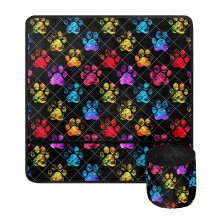 Eochaircheap Iompair Meaisín Fuála Paws Colorful don Bhord, Eochaircheap Maisiúil Fillte Frith-Smál, Eagraitheoir don Chuid is Mó de