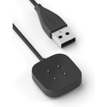 Kompatibel med Fitbit Sense & Versa3: Opladningskabeldock til Sense2/4, Versa4/3 – 3,3 fod USB magnetisk trådløs ledning