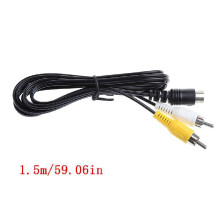 Kompositadapterkabel med kärna för Sega Genesis/M-systemkonsol RCA-videokabel