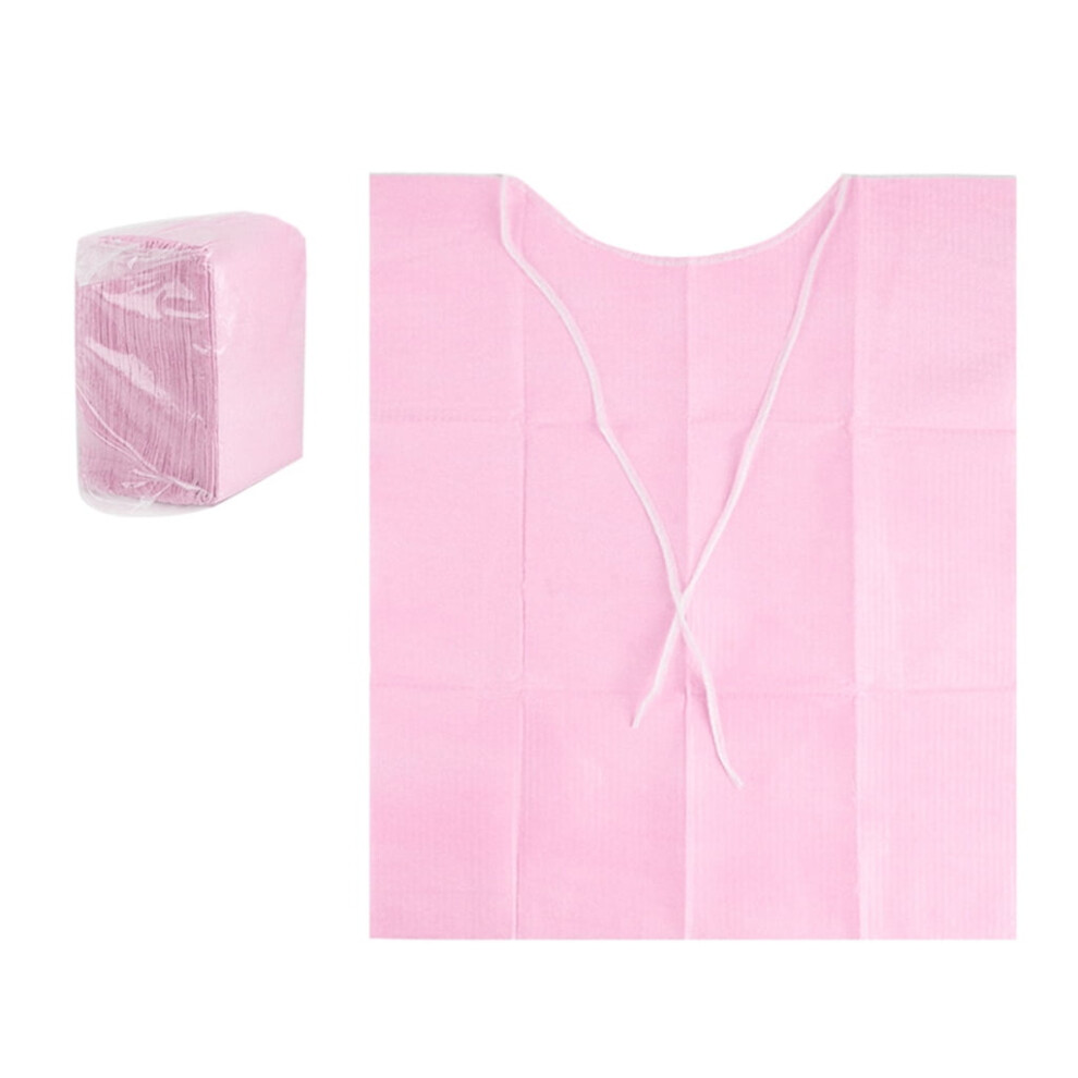 30pcs Clinic Waterproof Bibs Disposable Hygienic Protective Cover
