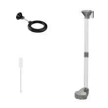 Set de hrănitoare pentru creveți cu tub, inel și perie de curățare – Compatibil cu acvariile