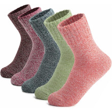 PUMIER Womens Socks Winter - Stocking Stuffers Gifts for Women - Thick Wool Soft Warm Cozy Crew Socks for Women, Christmas Gift