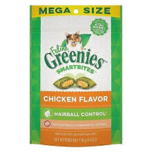 Greenies SmartBites Hairball Control Chicken Flavor Cat Treats, 4.6 oz