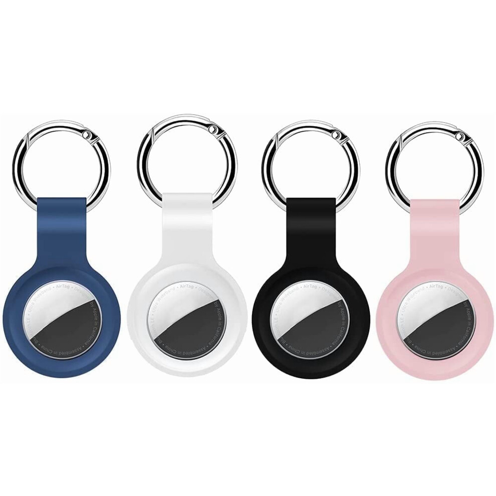 Waterproof Silicone Airtag Holder Keychain, 4 Count Pack 9028731969046